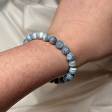 Load image into Gallery viewer, Blue Opal Stretch Bracelet C
