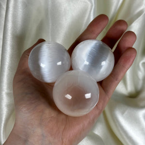 Satin Spar Spheres