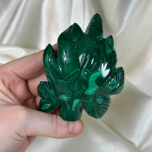 Load image into Gallery viewer, Self-standing Malachite “Mary Jane” Carving
