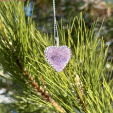 Load image into Gallery viewer, Gem Lepidolite x Sterling Silver Heart Necklace

