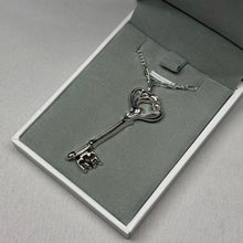 Load image into Gallery viewer, Sterling Silver Key Necklace (The Sterling Collection Release 002)
