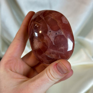 Gel Rhodochrosite Freeform with Natural Heart