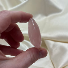 Load image into Gallery viewer, Gemmy Star Rose Quartz Drilled Teardrop Carving B
