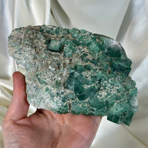 XL Green Cubic Fluorite Cluster B