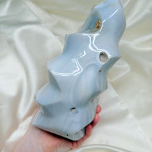 Load image into Gallery viewer, XXL Pastel Sea Jasper Flame with Flower Agate Inclusion 8lb 5oz
