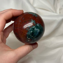 Load image into Gallery viewer, Blood Moon Sea Jasper Sphere (13oz)
