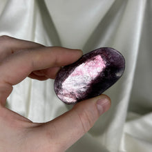 Load image into Gallery viewer, Flashy Gem Lepidolite Palmstone
