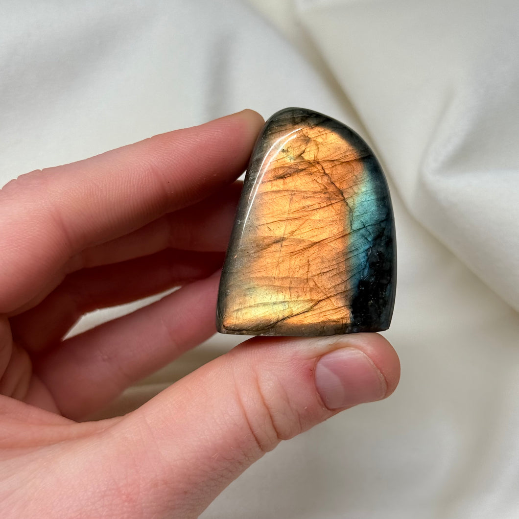 Orange Flash Labradorite Freeform