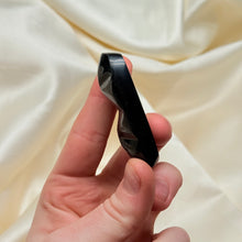 Load image into Gallery viewer, Rainbow Obsidian Double Heart Carving
