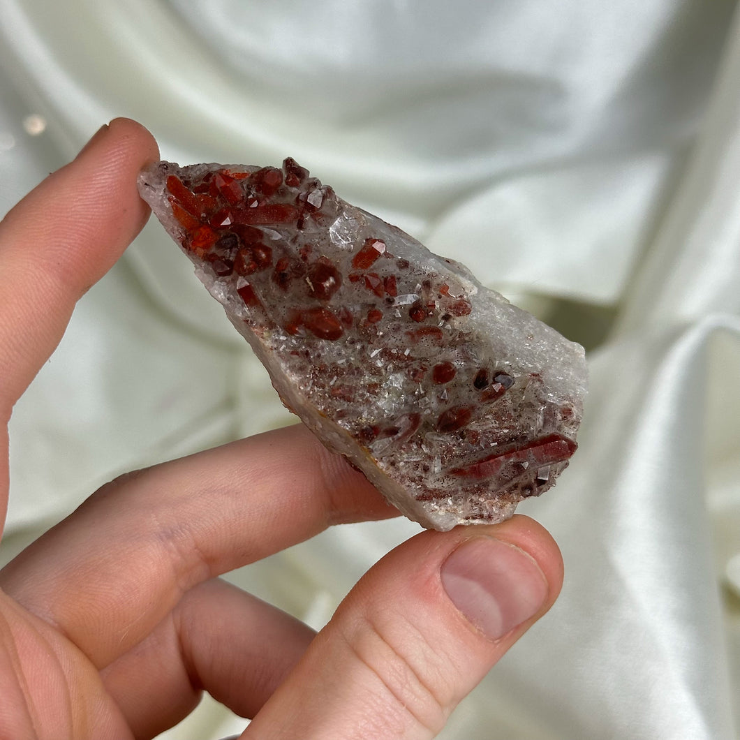 Hematite Quartz Cluster E