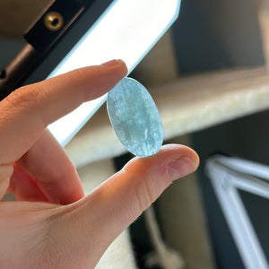 High End Aquamarine Pocket Palm B