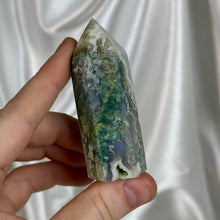 Load image into Gallery viewer, Moss Agate Tower R
