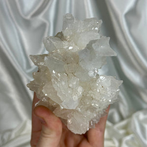 Intricate Icy Calcite Cluster B (Self-Standing)