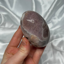 Load image into Gallery viewer, Pink Amethyst / Hematite Quaryz Chunky Palmstone B
