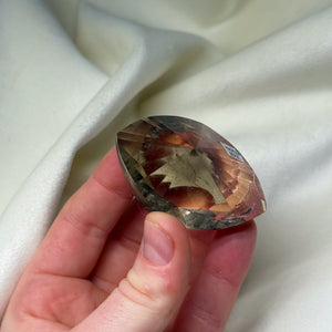 Faceted Citrine Fancy Cut Carving