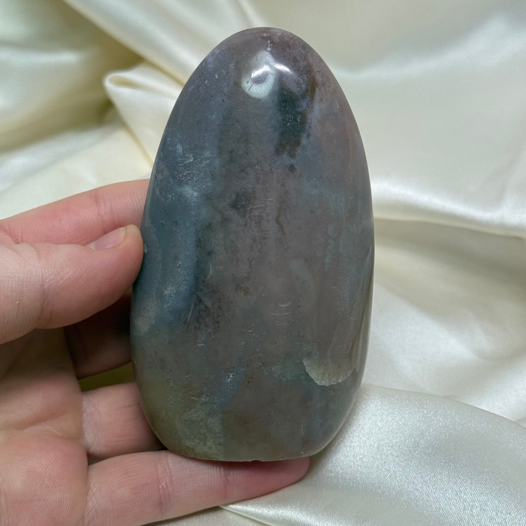 Muted Pink & Purple Sea Jasper Freeform