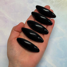 Load image into Gallery viewer, Obsidian Crystal Hair Clips
