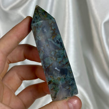 Load image into Gallery viewer, Moss Agate Tower O (imperfect)
