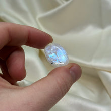 Load image into Gallery viewer, High Quality Rainbow Moonstone Mini Palmstone A
