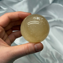 Load image into Gallery viewer, Honey Calcite Sphere H
