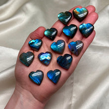 Load image into Gallery viewer, Flashy Labradorite Heart Carvings (choose your own)
