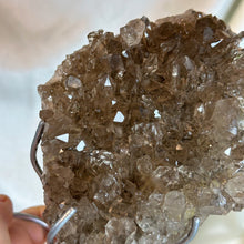 Load image into Gallery viewer, XL Double-Sided AA Rutilated Smoky Quartz on Stand (1lb12oz)
