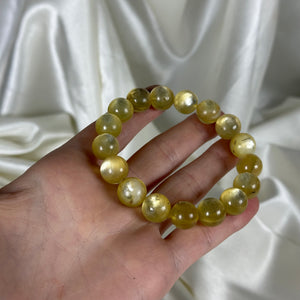 Gem Muscovite Crystal Stretch Bracelet