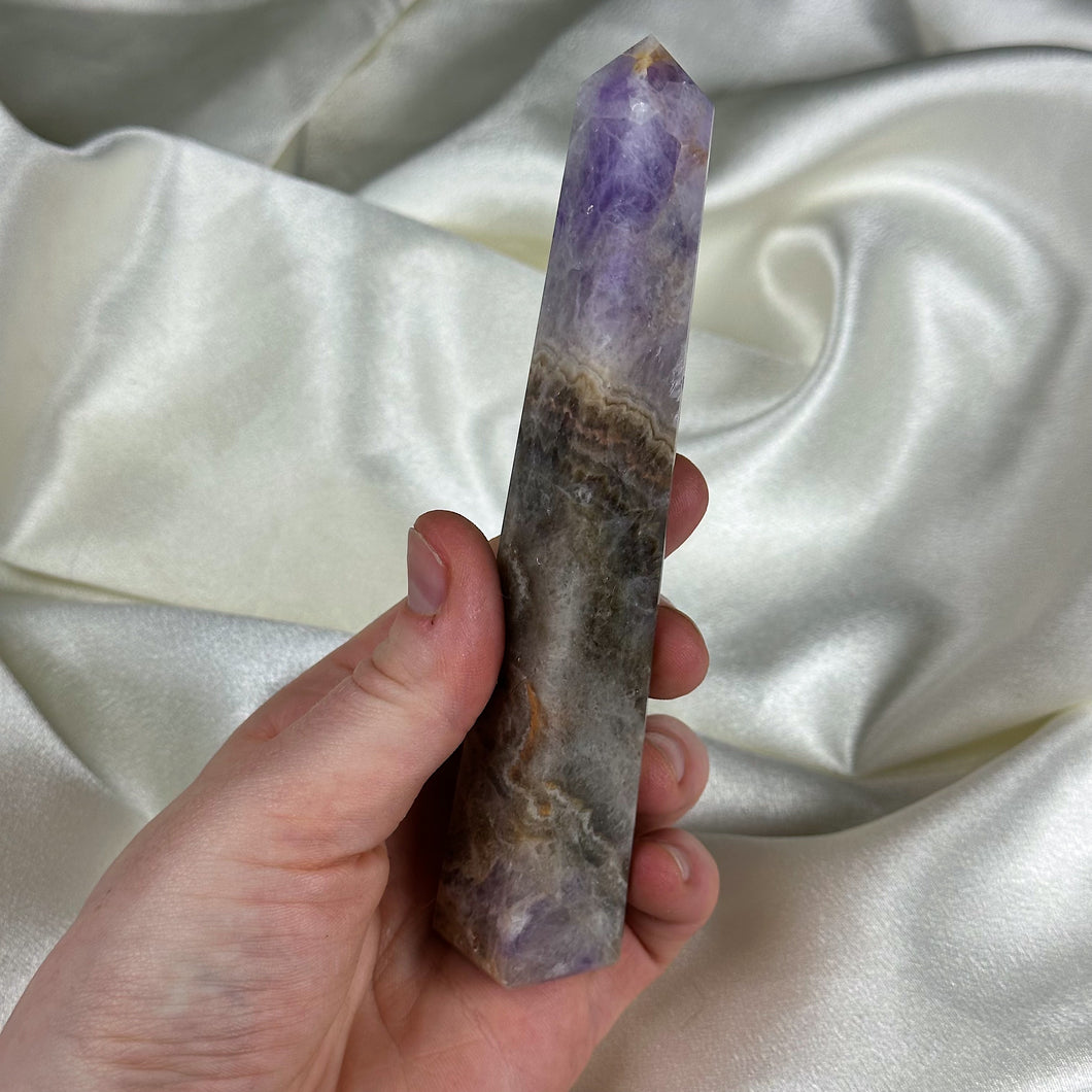 Amethyst x Agate Tower (4.4oz)