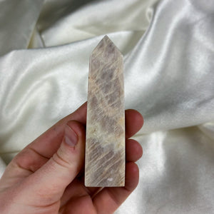 Belomorite Sunstone with Moonstone Tower B