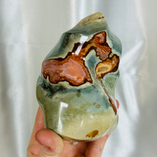 Load image into Gallery viewer, XL Polychrome Jasper Flame (2lb2oz)
