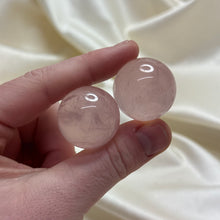 Load image into Gallery viewer, Gemmy Star Rose Quartz Mini Spheres

