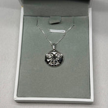 Load image into Gallery viewer, Sterling Silver Full Moon Necklace (The Sterling Collection Release 002)
