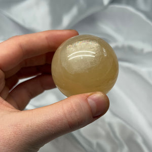Honey Calcite Sphere C