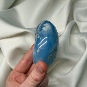 “Skyscape” Blue Chalcedony Freeform