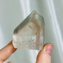 Load image into Gallery viewer, Lithium x Chlorite Quartz Partially Polished Tower C
