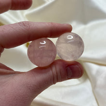 Load image into Gallery viewer, Gemmy Star Rose Quartz Mini Spheres
