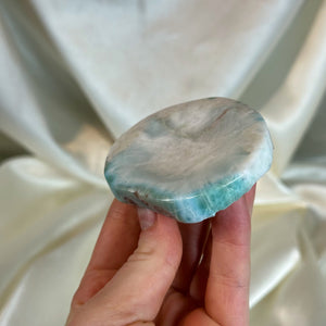 Larimar Dish Carving