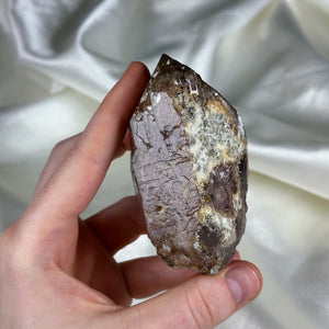 Pink Garden Quartz Lodolite Point