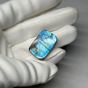 Carved Labradorite Cabochon 34.9ct