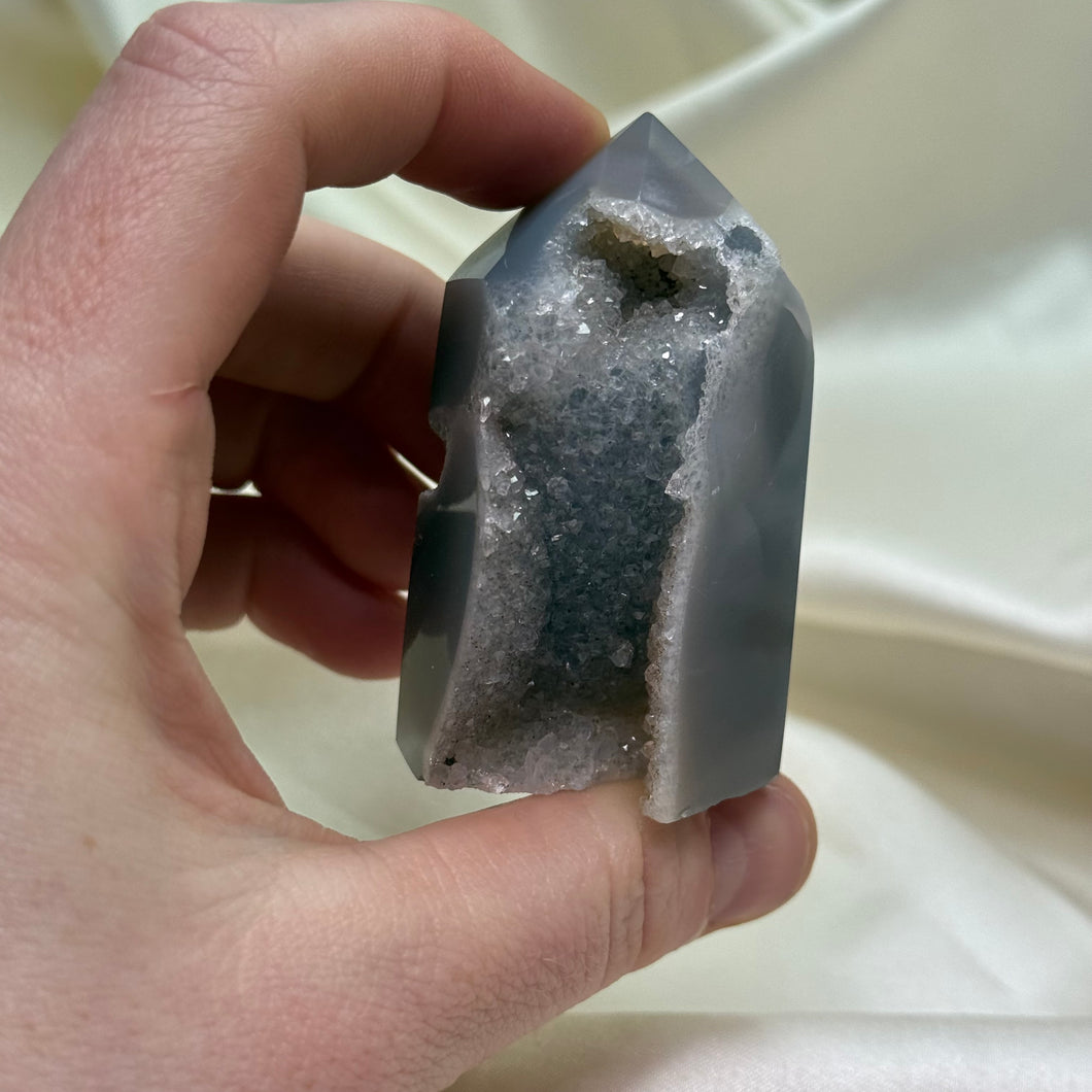 Quartz with Agate Tower E