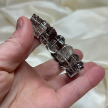 Load image into Gallery viewer, Lodolite Stretch Bracelet A size 6.5
