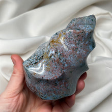 Load image into Gallery viewer, 1lb12oz Blue Sea Jasper Flame
