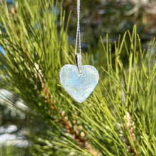Load image into Gallery viewer, Gem Lepidolite x Sterling Silver Heart Necklace
