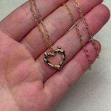 Load image into Gallery viewer, Gold-Filled Devil Heart Necklace Style B
