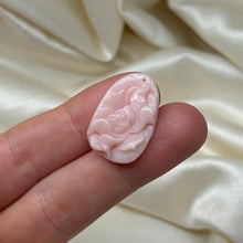 Load image into Gallery viewer, High Quality Pink Opal Floral Carving
