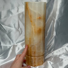 Load image into Gallery viewer, XL Banded Calcite Lamp A
