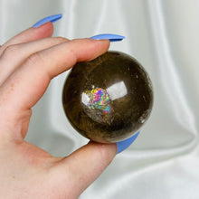 Load image into Gallery viewer, Natural Citrine Sphere with Beautiful Rainbows
