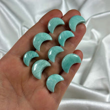 Load image into Gallery viewer, Amazonite Moon Carvings
