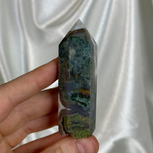 Load image into Gallery viewer, Moss Agate Tower H

