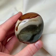 Load image into Gallery viewer, Earthy Polychrome Jasper Palm A
